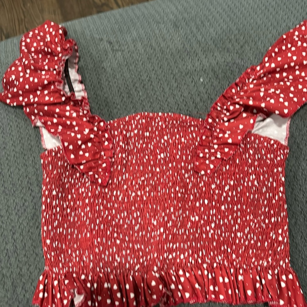 ⭐️2/$10 - Red Crop Top
